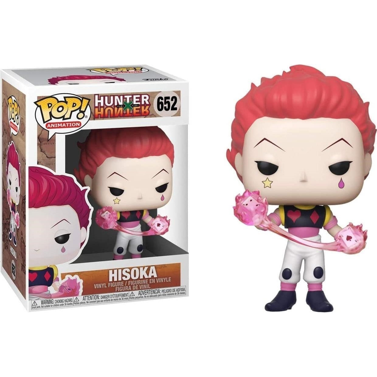 Hunter X Hunter: Funko Pop! Animation - Hisoka (Vinyl Figure 652)