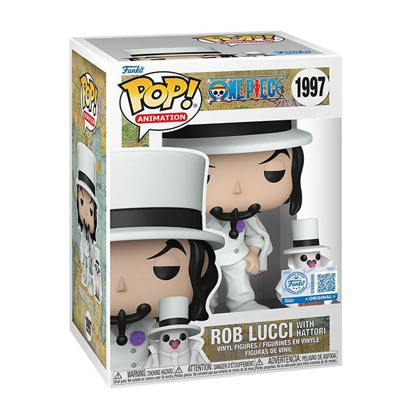 Funko POP! One Piece: Rob Lucci w/Hattori (1997) EXM