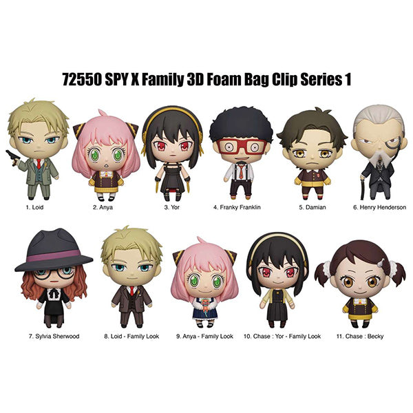 Spy x Family Series 1 Bag Clip Blind 6cm