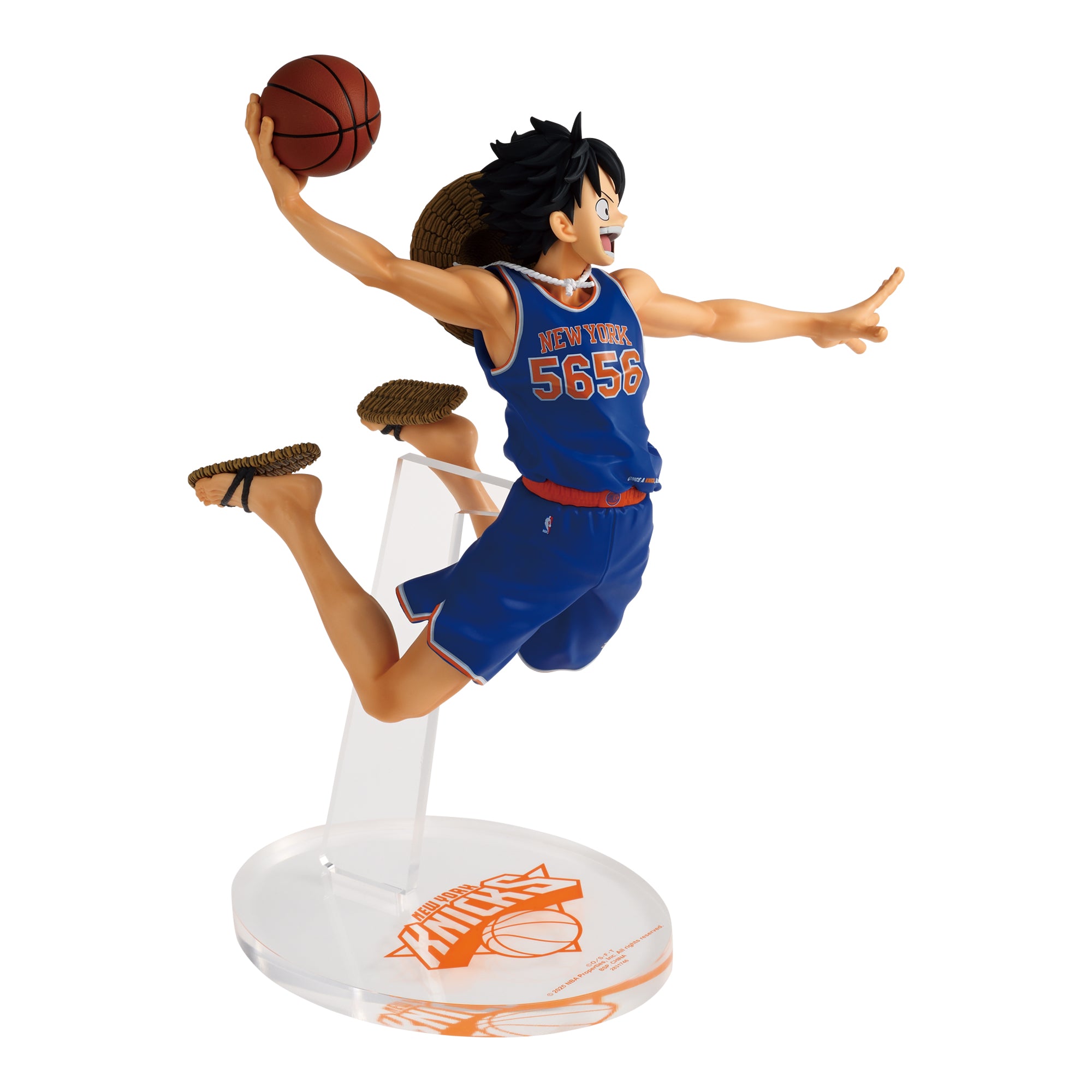 ""PRE-ORDER"" ONE PIECE ×NBA MASTER STARS PIECE THE MONKEY.D.LUFFY NEW YORK KNICKS