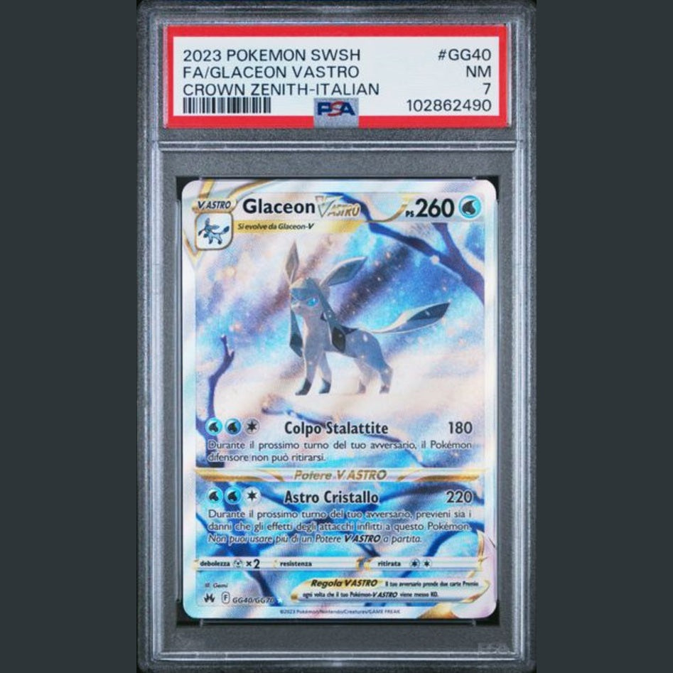 Glaceon V ASTRO (CRZ GG40) - PSA 7