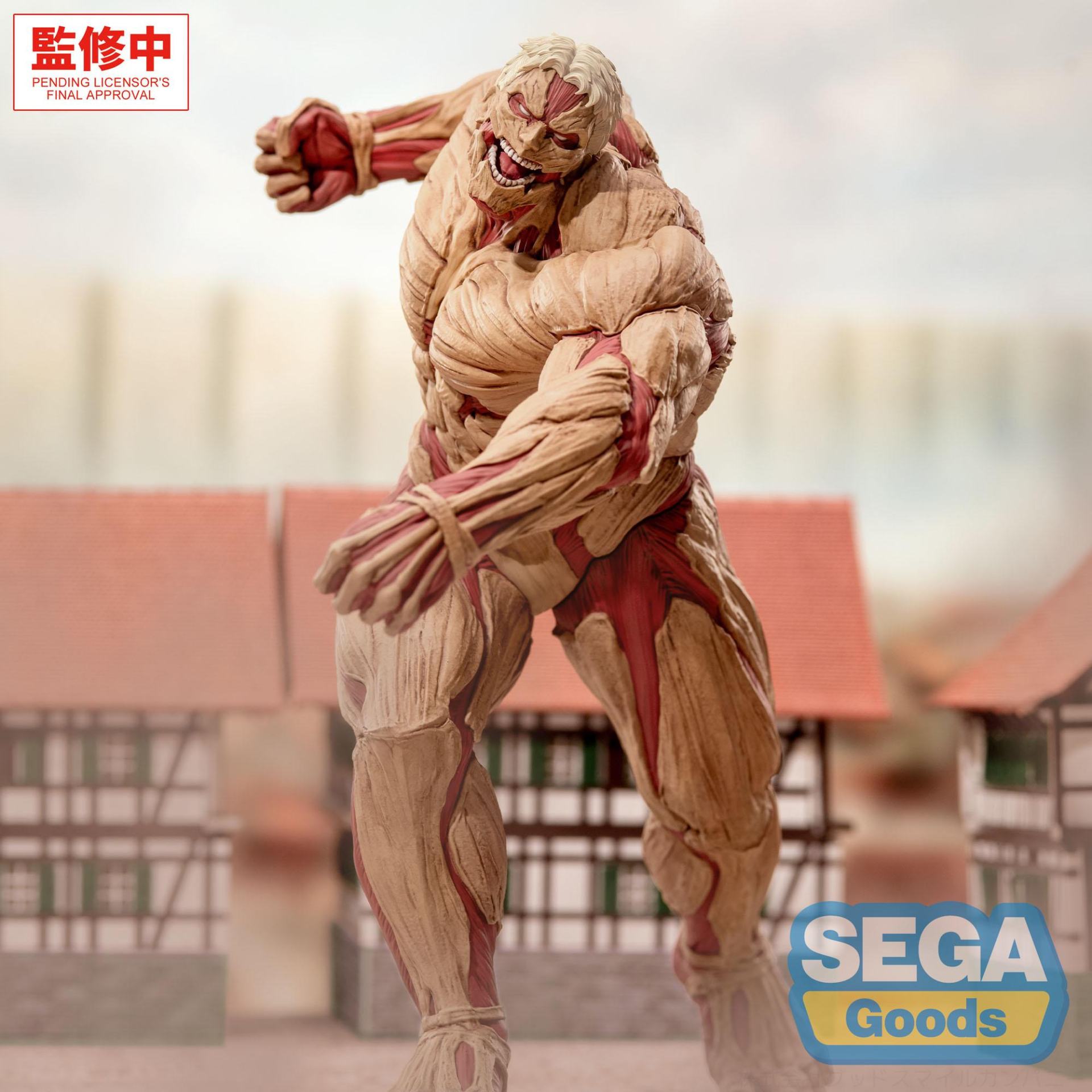 ""PRE-ORDER"" Attack On Titan Reiner Braun Armored Titan Gigantix Figure 25CM