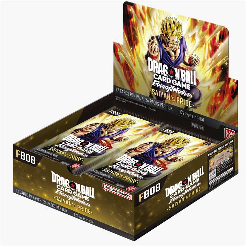 Dragon Ball Fusion World Saiyan's Pride Booster Box FB08 (24 Packs) Dragon Ball Fusion World Saiyan's Pride Booster Box FB08 (24 Packs)
