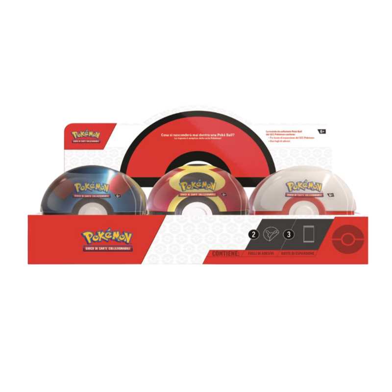Pokemon Ottobre 2025 Pokè Ball Tin