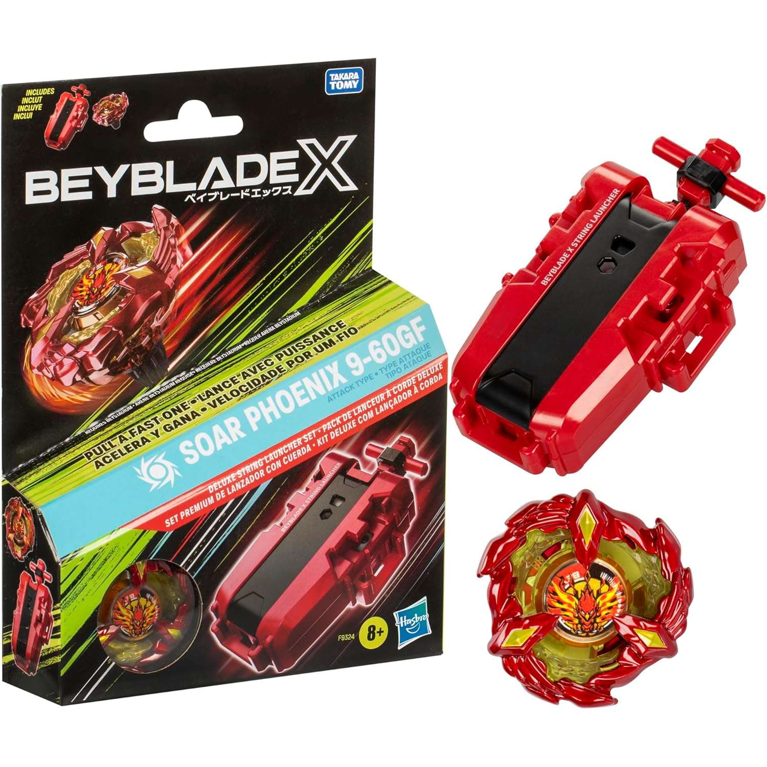 BEYBLADE-X - DELUXE LAUNCHER AND TOP