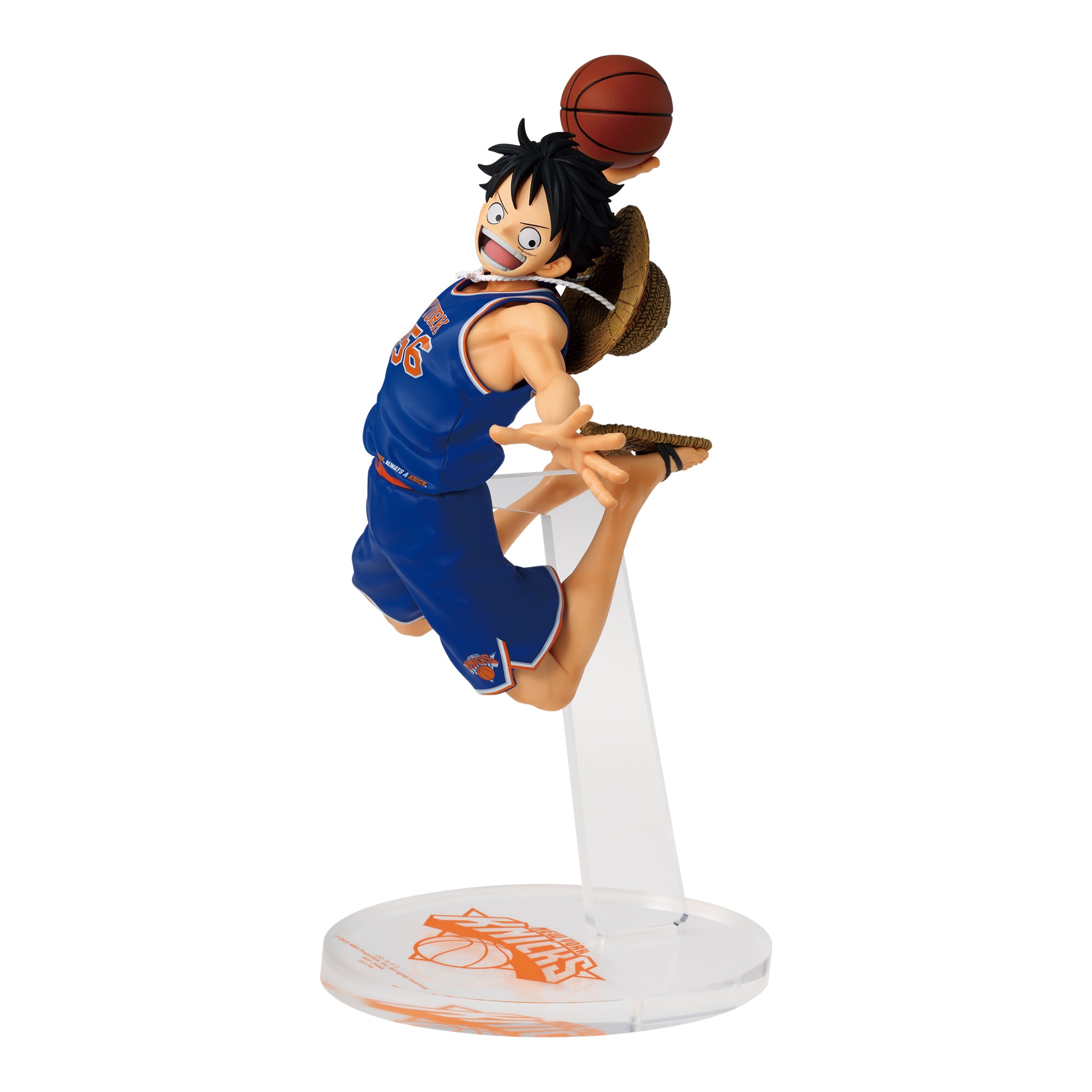 ""PRE-ORDER"" ONE PIECE ×NBA MASTER STARS PIECE THE MONKEY.D.LUFFY NEW YORK KNICKS