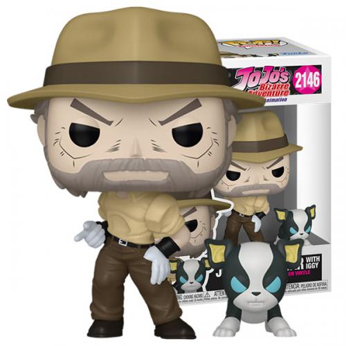""PRE-ORDER"" JoJo's Bizarre Adventure: Funko Pop! Animation - Joseph Joestar with Iggy (2146)
