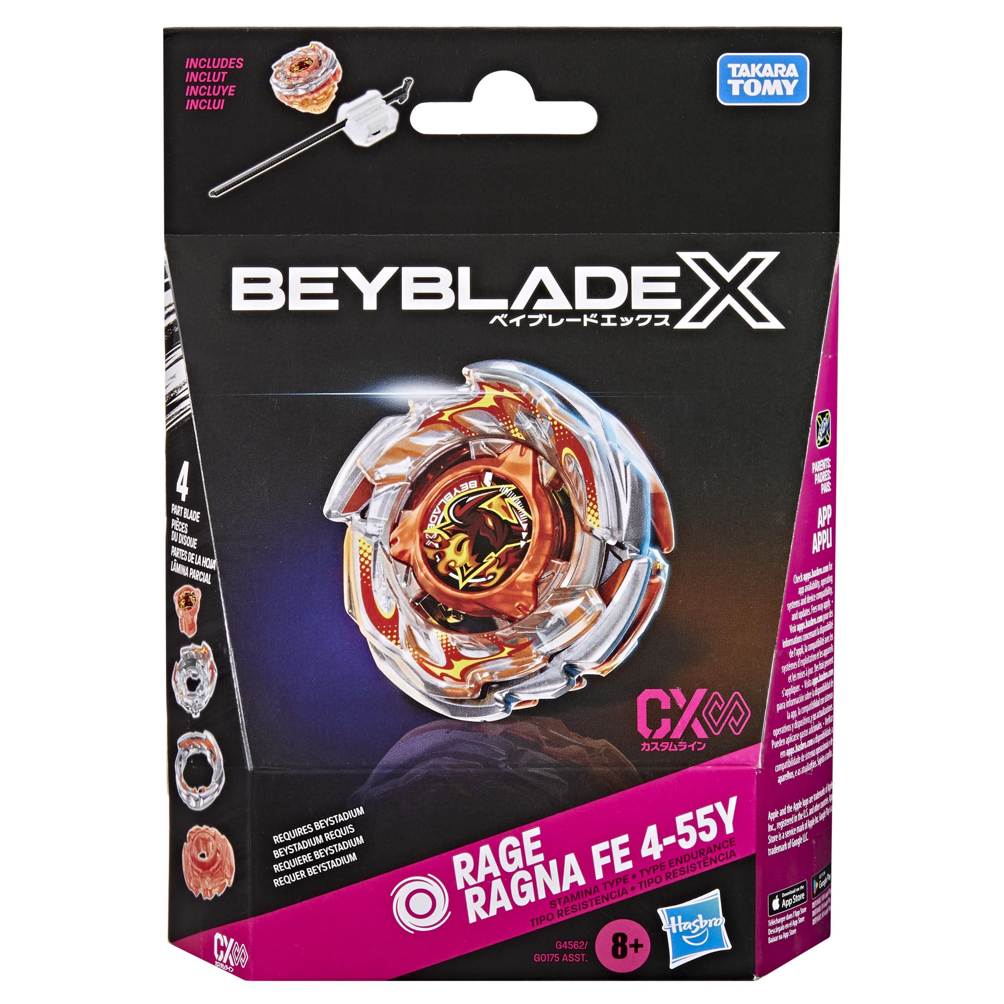 BEYBLADE-X - Rage Ragna FE 4-55Y