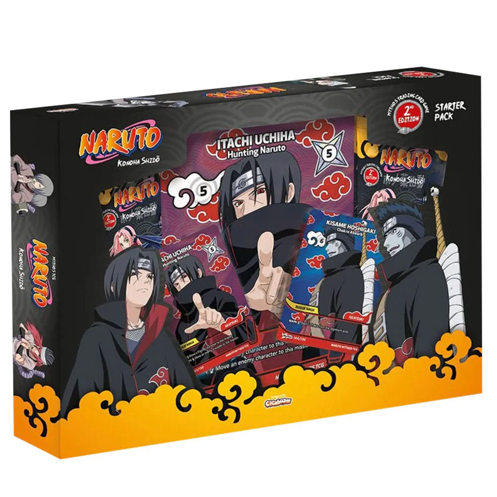 ""PRE-ORDER"" Naruto Mythos Konoha Shidō Seconda Edizione – Special Pack – Itachi e Kisame (EN)