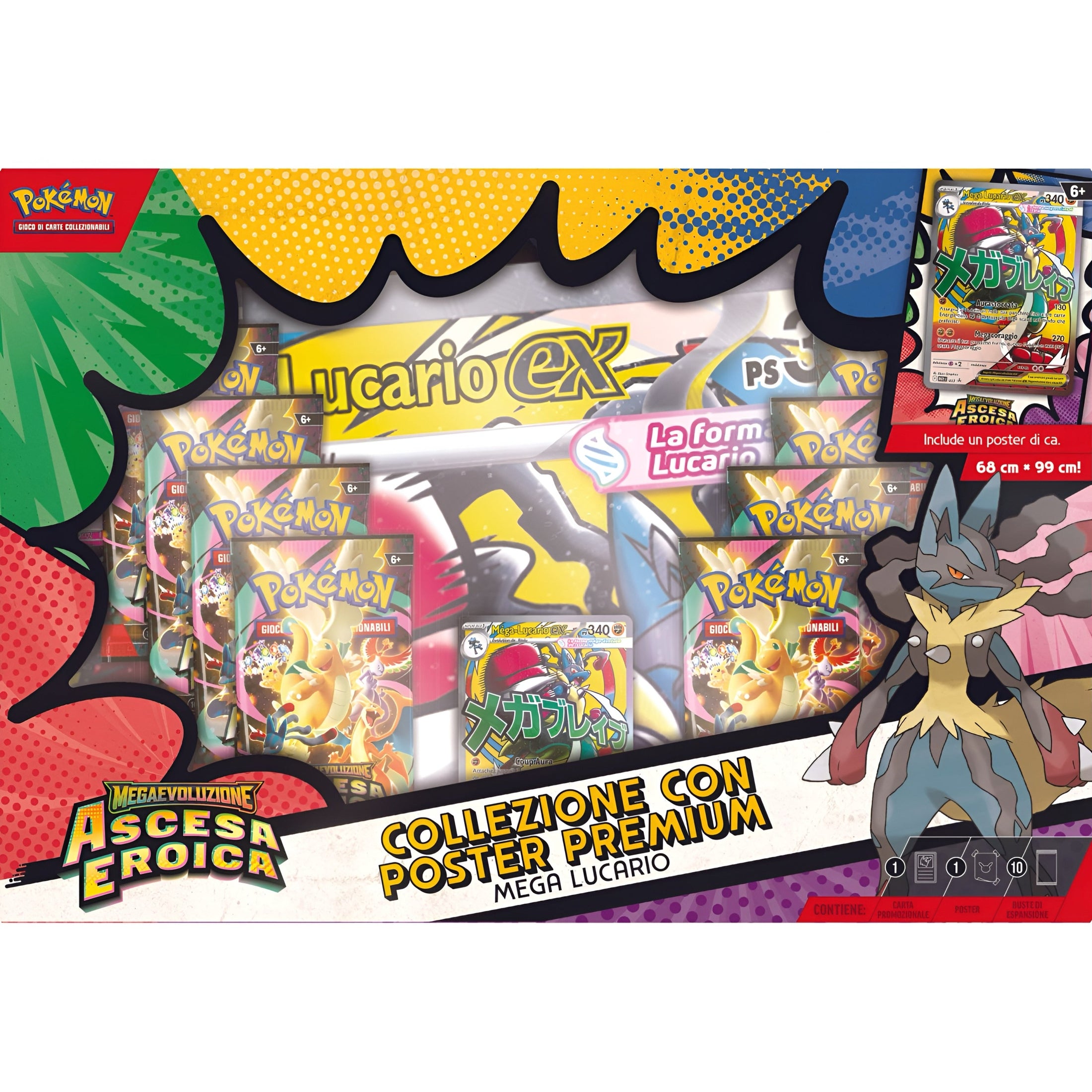 Pokemon M2.5 Collezione Poster Premium Mega Lucario (IT)