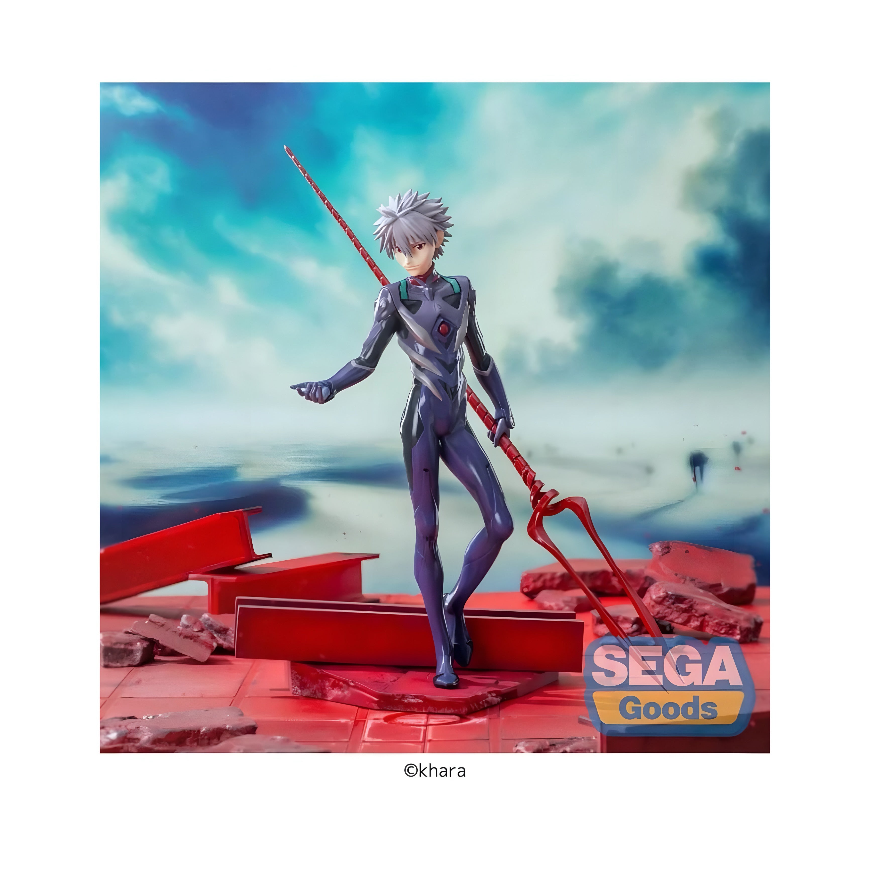 SEGA LUMINASTA REBUILD OF EVANGELION KAWORU NAGISA X SPEAR OF LONGINUS