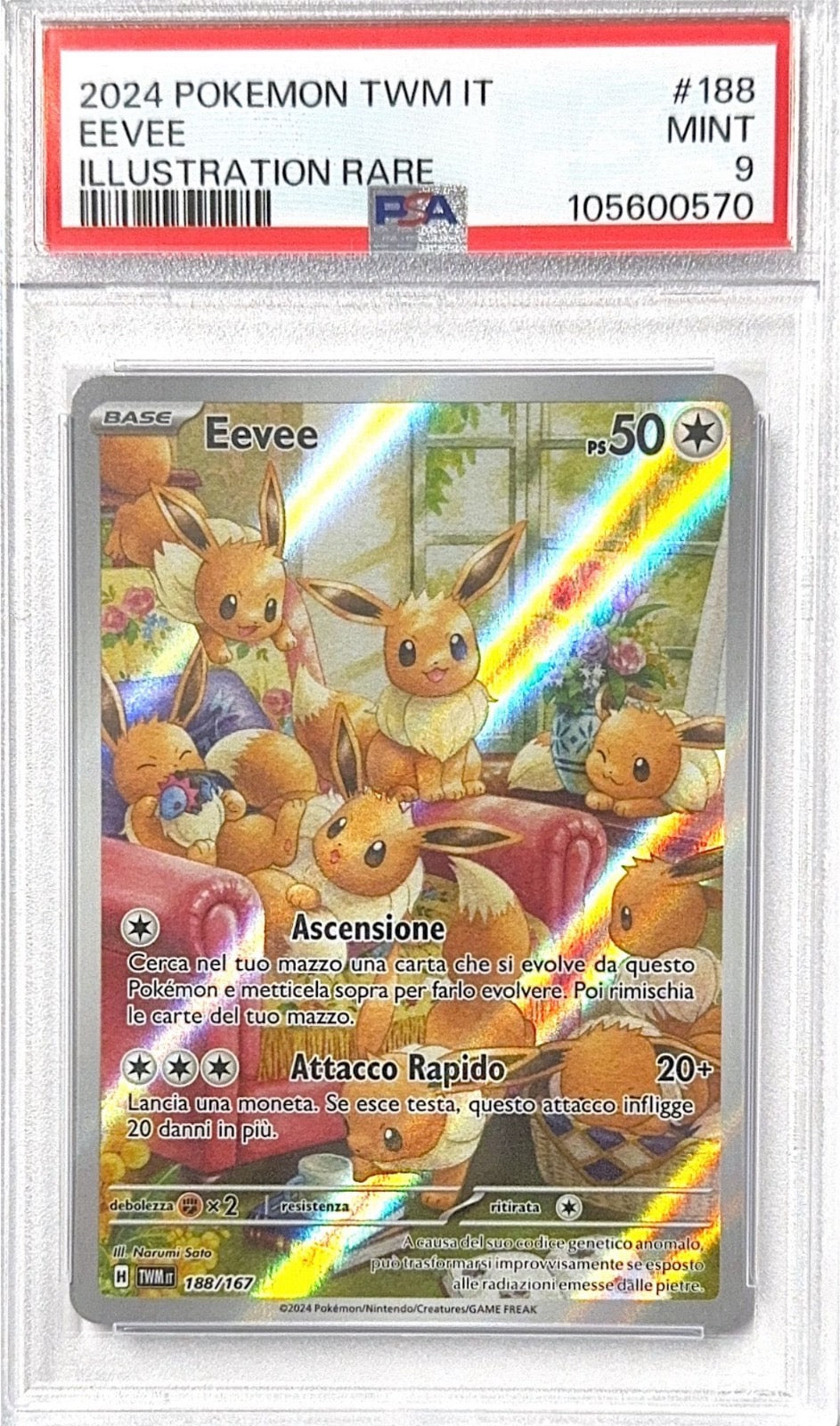 Eevee (TWM 188) - PSA 9