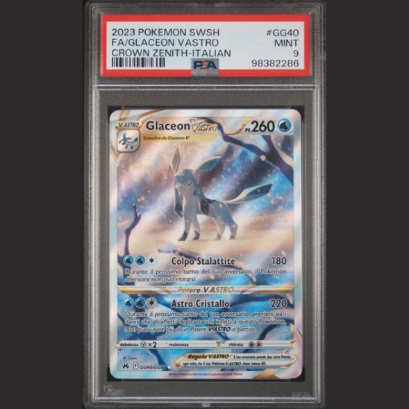 Glaceon V ASTRO (CRZ GG40) - PSA 9