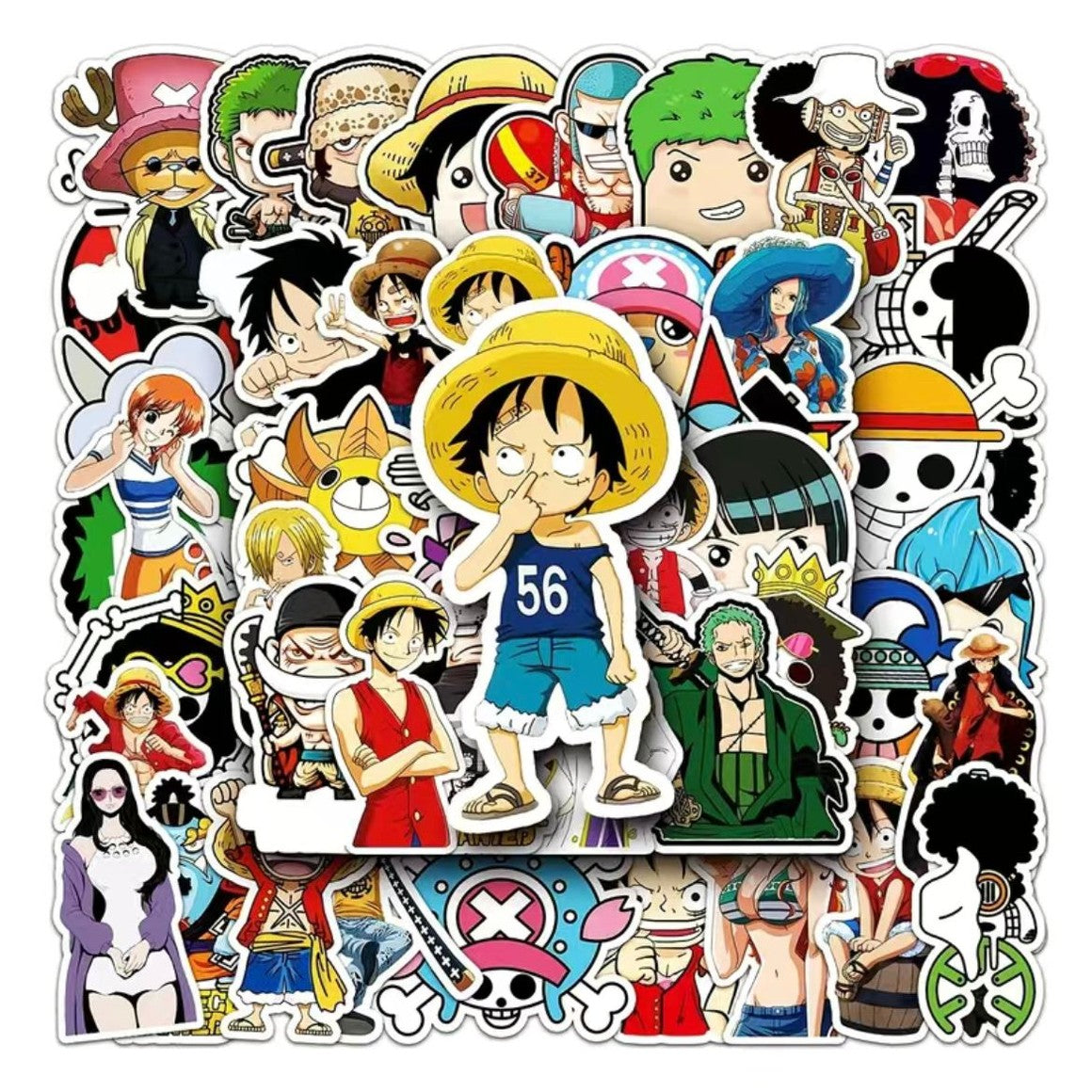 Sticker Pack Anime - One Piece (10, 15 o 20 sticker)