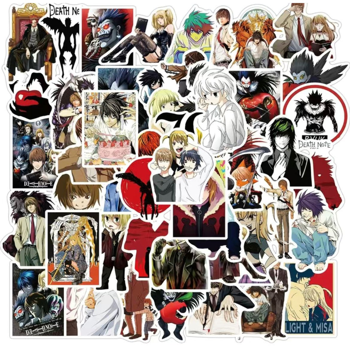 Sticker Pack Anime - Death Note (10, 15 o 20 sticker)
