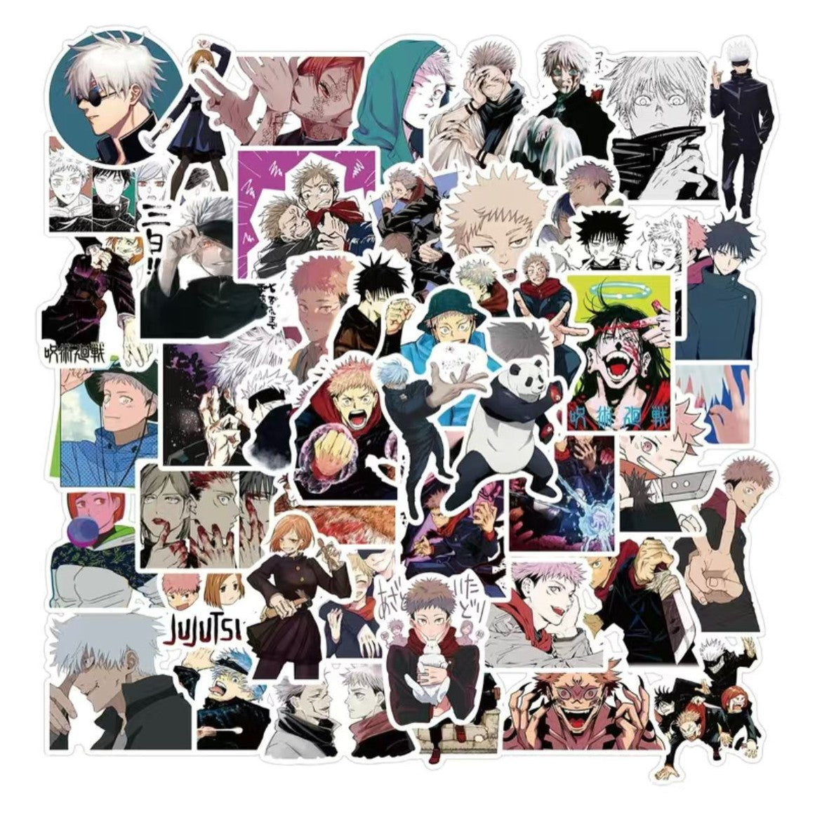 Sticker Pack Anime - Jujutsu Kaisen (10, 15 o 20 sticker)