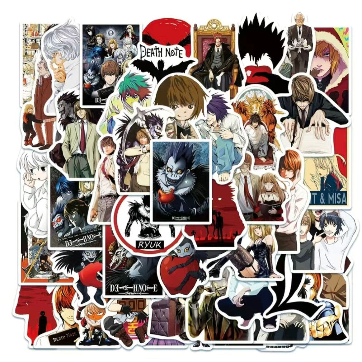 Sticker Pack Anime - Death Note (10, 15 o 20 sticker)
