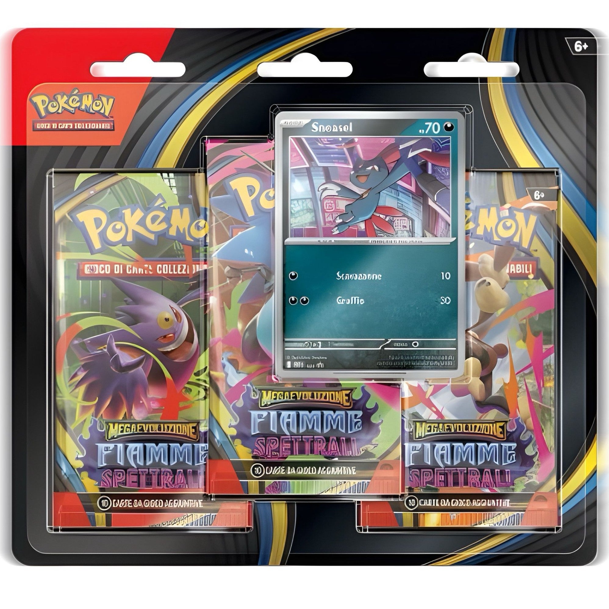 ""PRE-ORDER"" Megaevoluzione: Fiamme Spettrali - 3 Pack Blister - BUNDLE 2X (ITA)