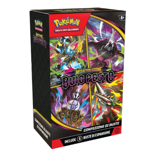 Megaevoluzione Buio Pesto - Bundle 6 Buste - Pokémon (IT)