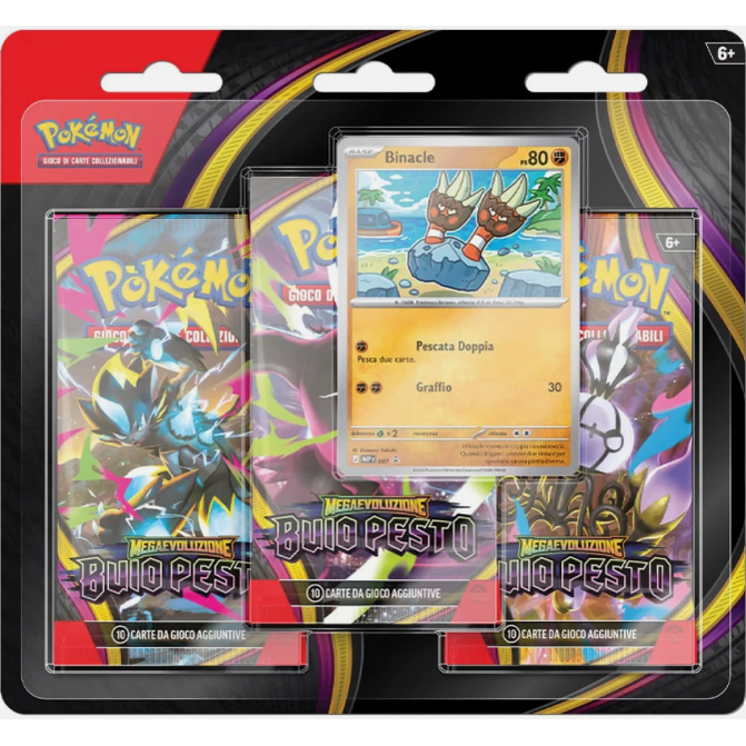 Megaevoluzione Buio Pesto - Blister 3 Bustine - Pokémon (IT)