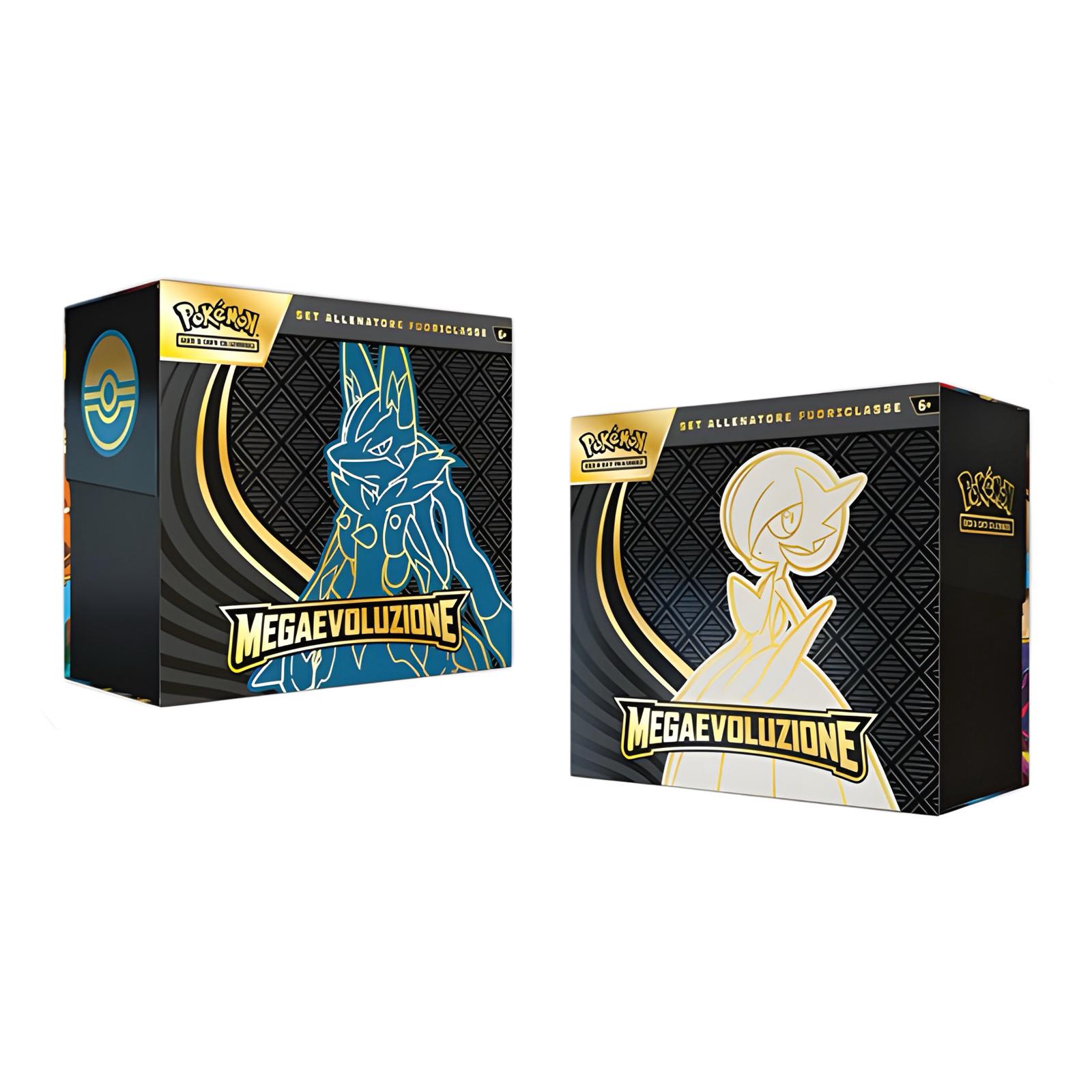 Megaevoluzione – Set Allenatore Fuoriclasse Mega Lucario & Mega Gardevoir BUNDLE (ITA)