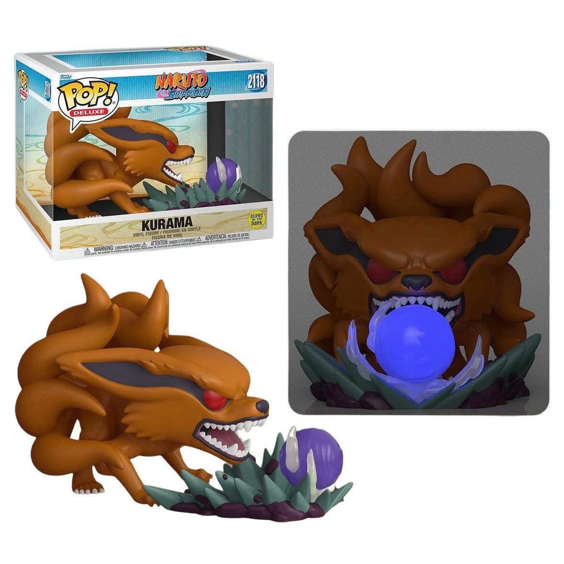 ""PRE-ORDER"" Naruto: Funko Pop! Deluxe - Kurama (Glowing)