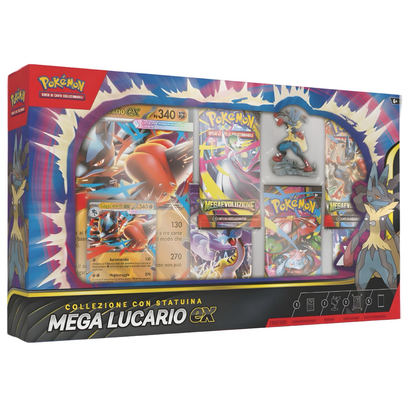 ""PRE-ORDER"" Megaevoluzione - Collezione con Statuina Mega Lucario-Ex (ITA)