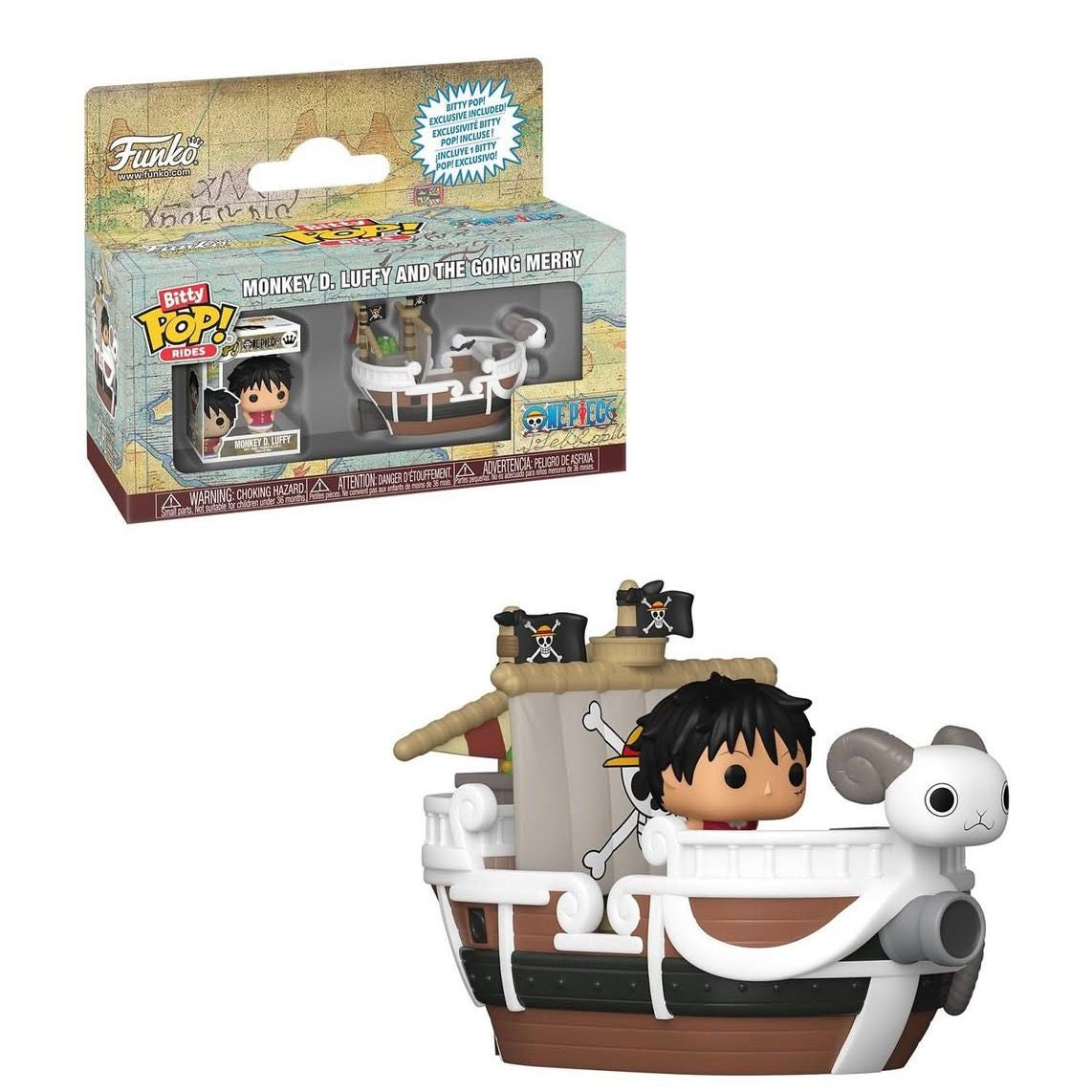 ""PRE-ORDER"" One Piece: Funko Bitty Pop Ride - Going Merry With Luffy
