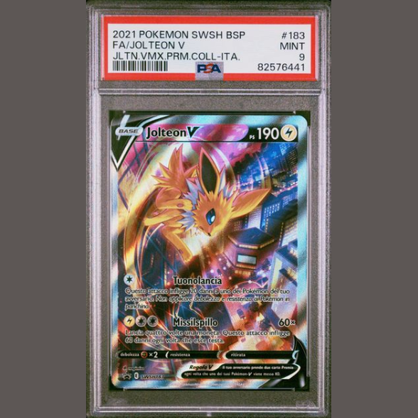 Jolteon V (SWSH 183) - PSA 9