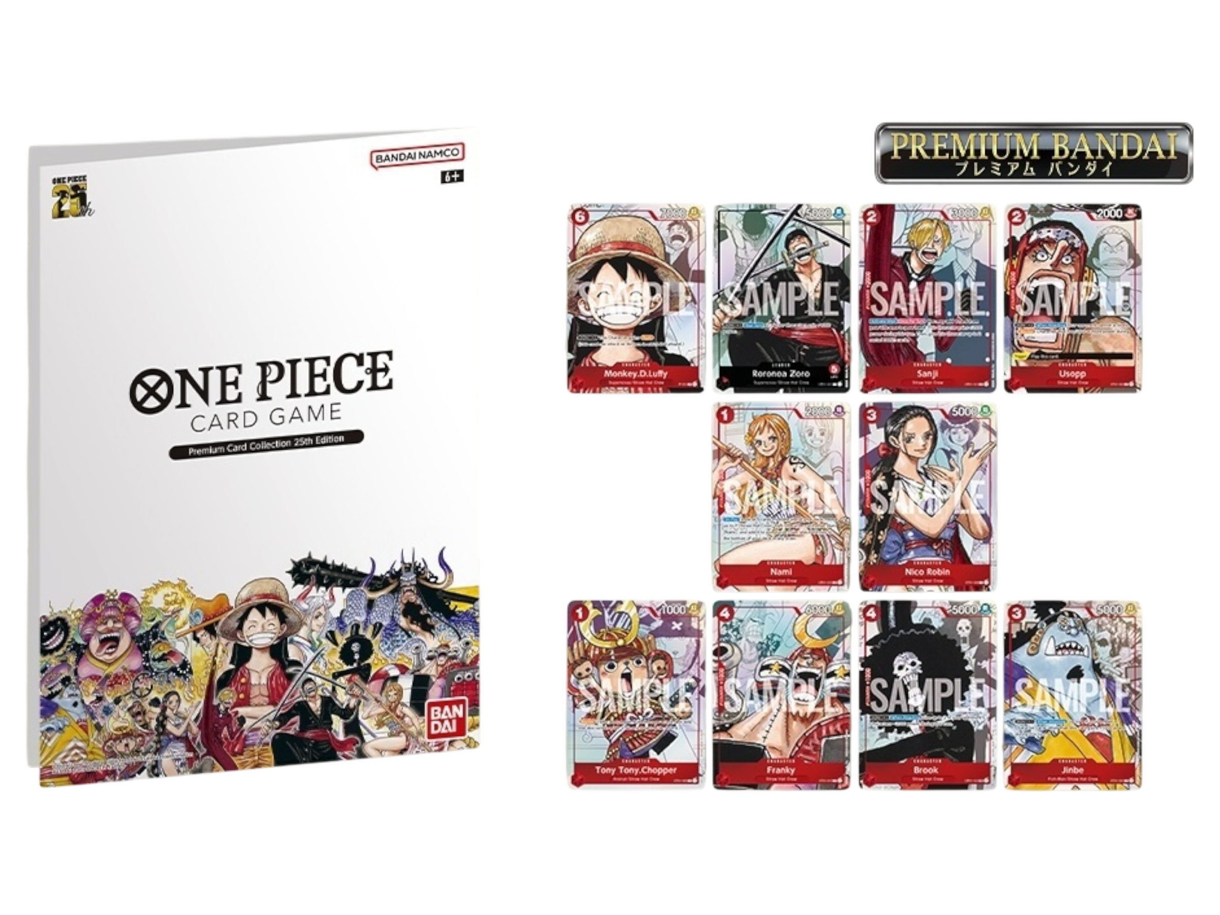 Sezione JP OP – Premium card collection 25th anniversary