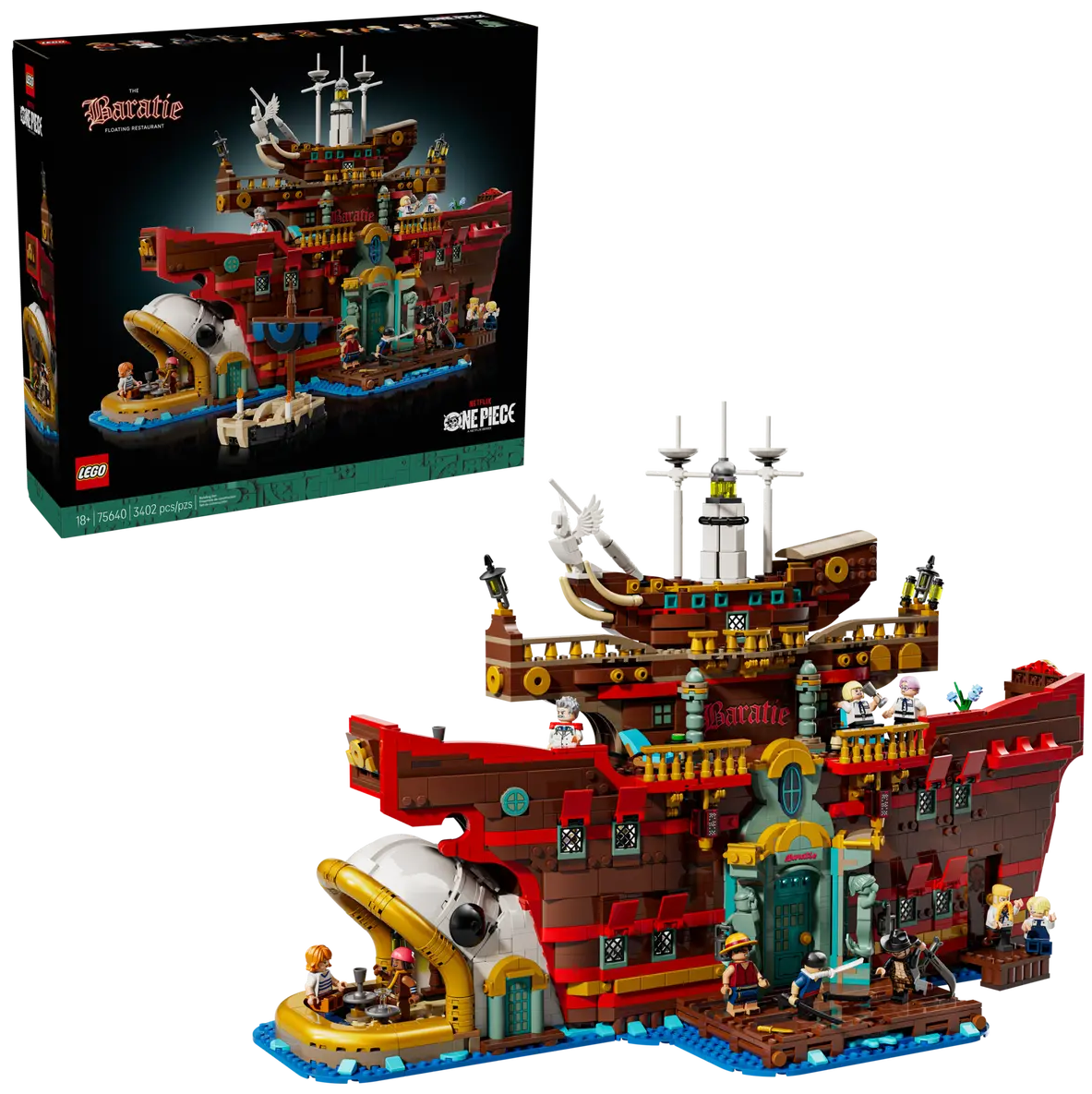 LEGO - ONE PIECE - BARATIE, IL RISTORANTE GALLEGGIANTE