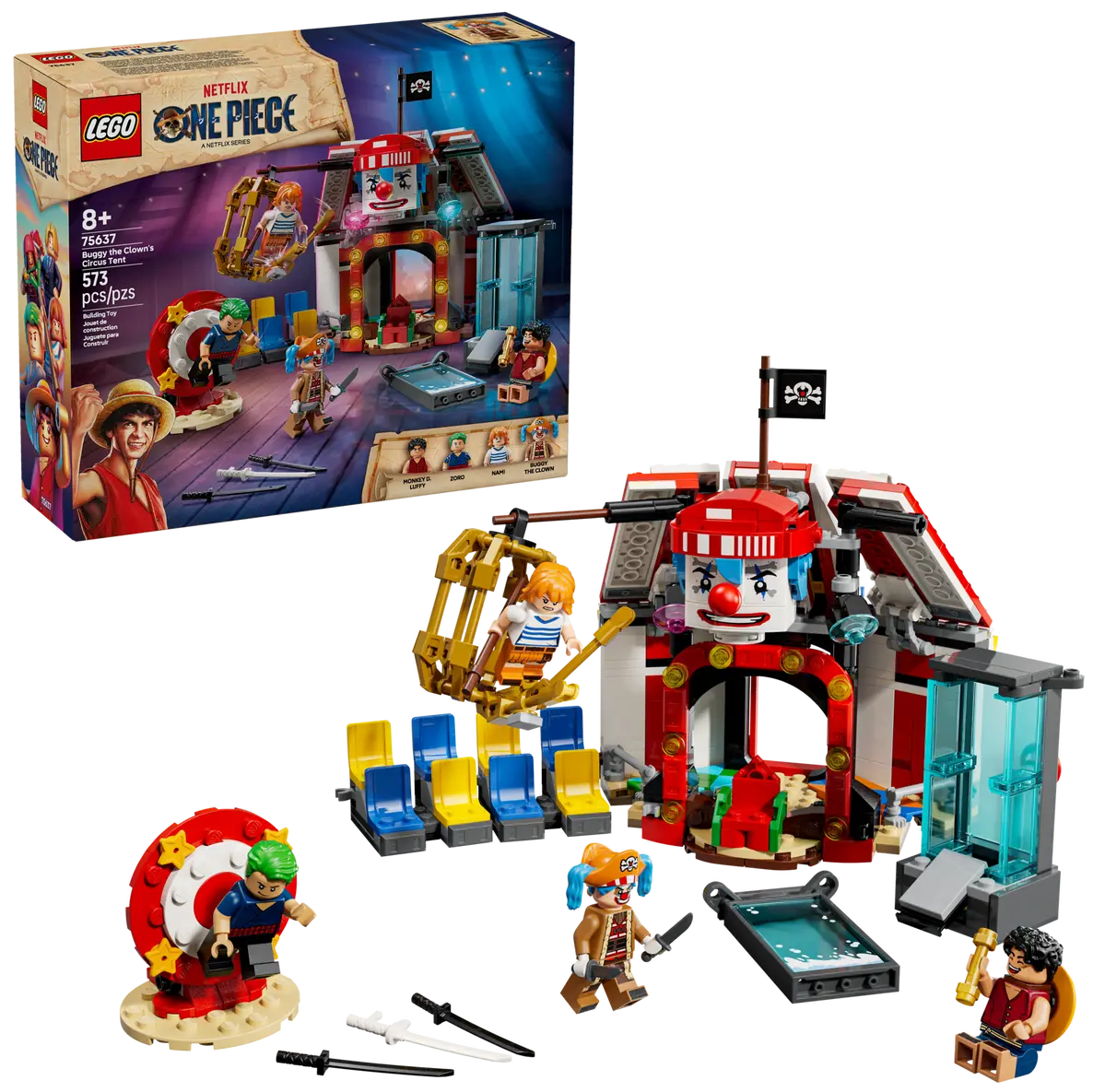 LEGO - ONE PIECE - LA TENDA DEL CIRCO DI BAGY IL CLOWN