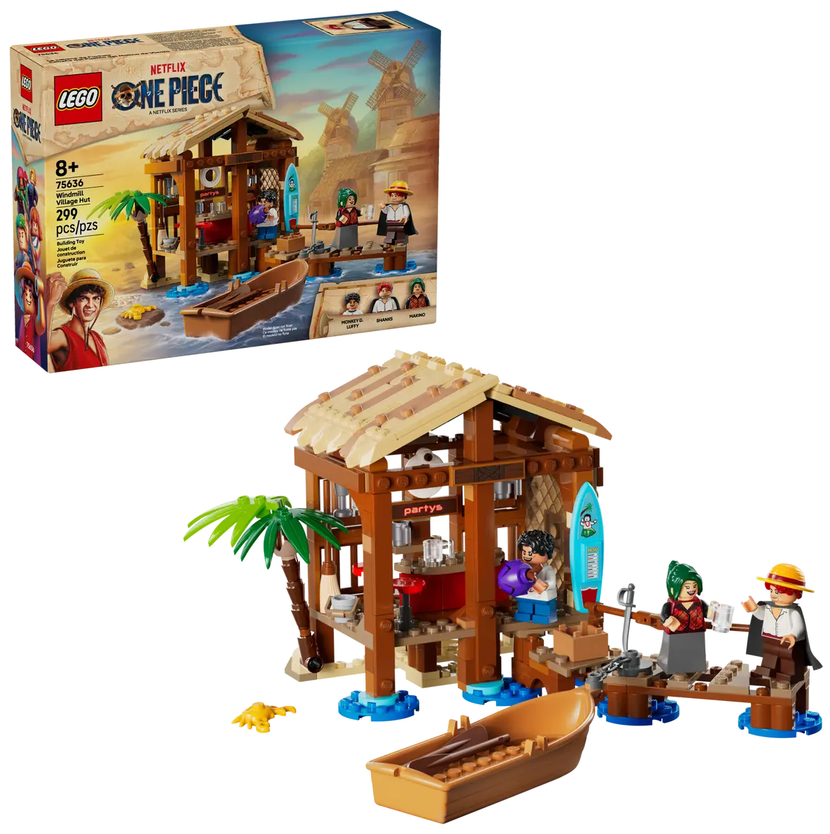 LEGO - ONE PIECE - LA CAPANNA DEL VILLAGGIO FOOSHA