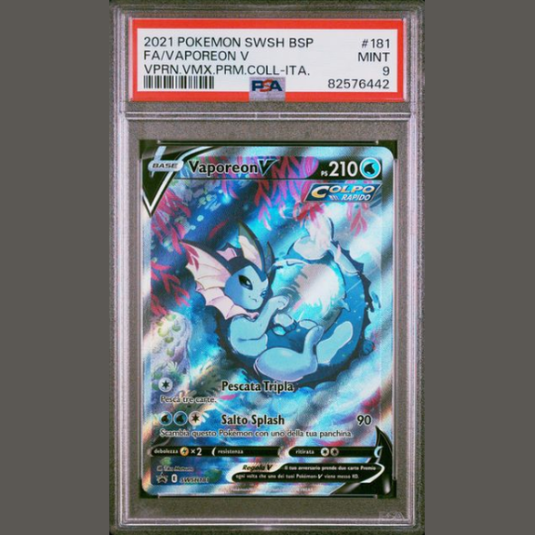 Vaporeon V (SWSH 181) - PSA 9