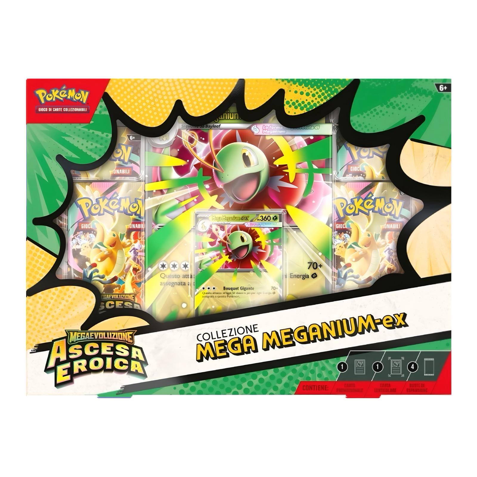 Pokémon Collezione Mega Meganium EX - Ascesa Eroica