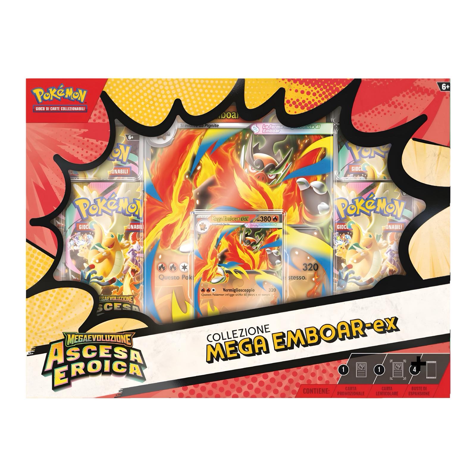 Pokémon Collezione Mega Emboar-EX - Ascesa Eroica
