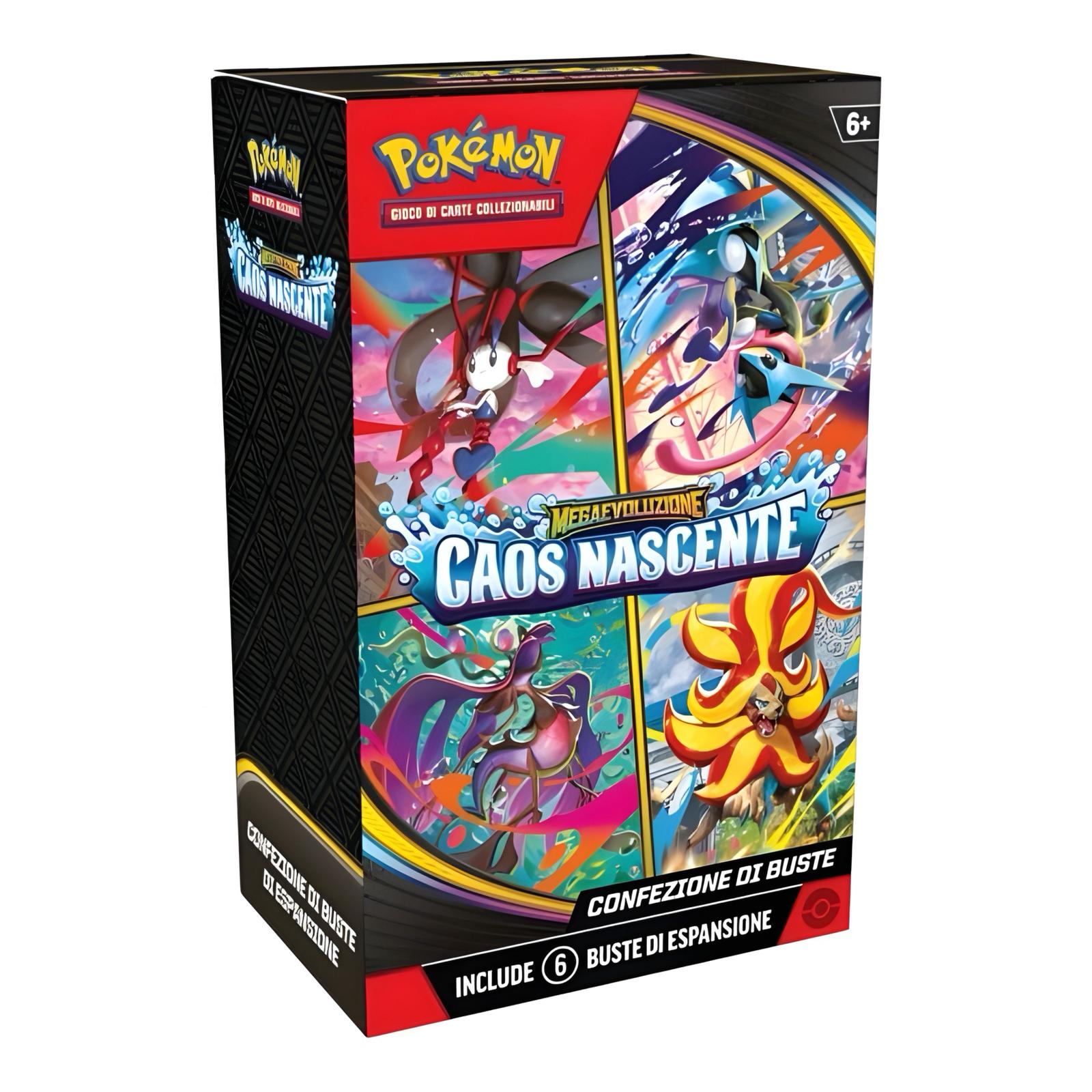 ""PRE-ORDER"" Megaevoluzione Caos Nascente Bundle 6 Buste (IT)