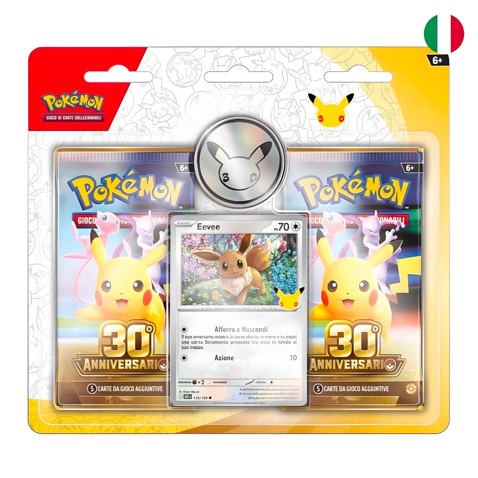 ""PRE-ORDER"" Pokemon 30° Anniversario - Blister 2 Buste (IT)