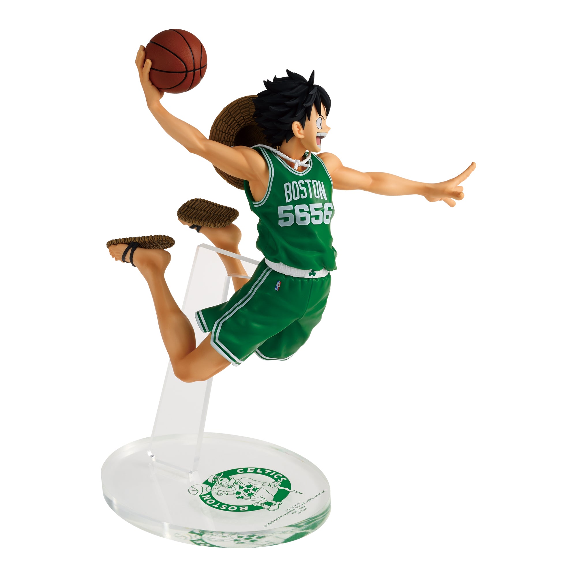 ""PRE-ORDER"" ONE PIECE ×NBA MASTER STARS PIECE THE MONKEY.D.LUFFY BOSTON CELTICS