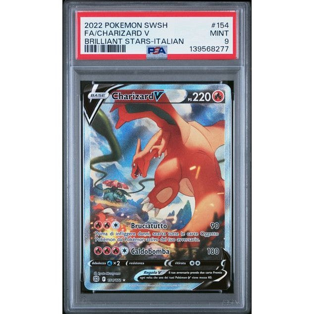 Charizard V (BRS 154) - PSA 9