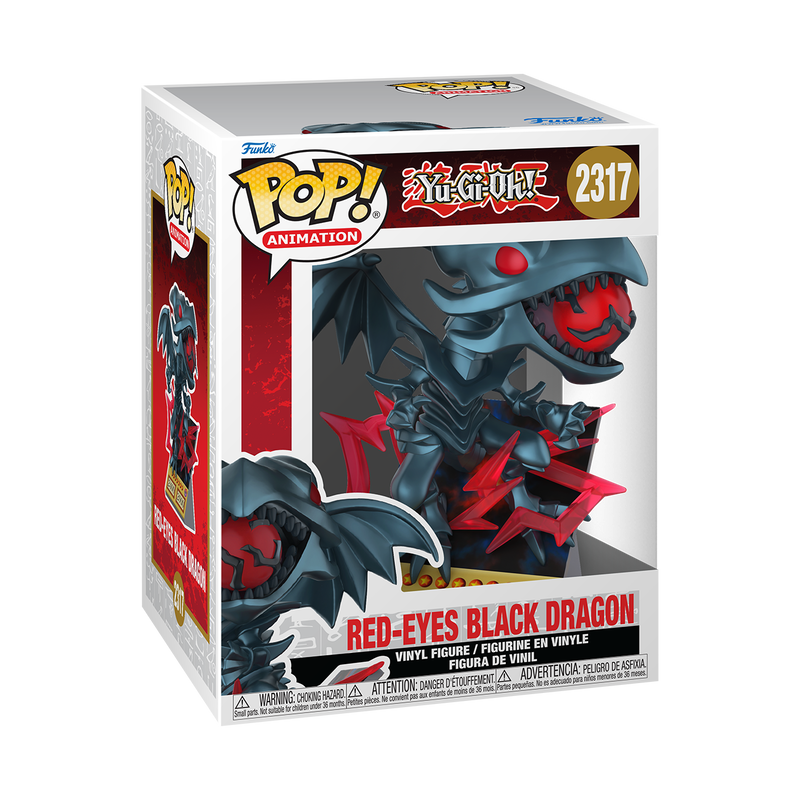 ""PRE-ORDER"" YU-GI-OH! S8 - POP FUNKO PREMIUM VINYL FIGURE 2317 RED-EYES BLACK DRAGON 9CM