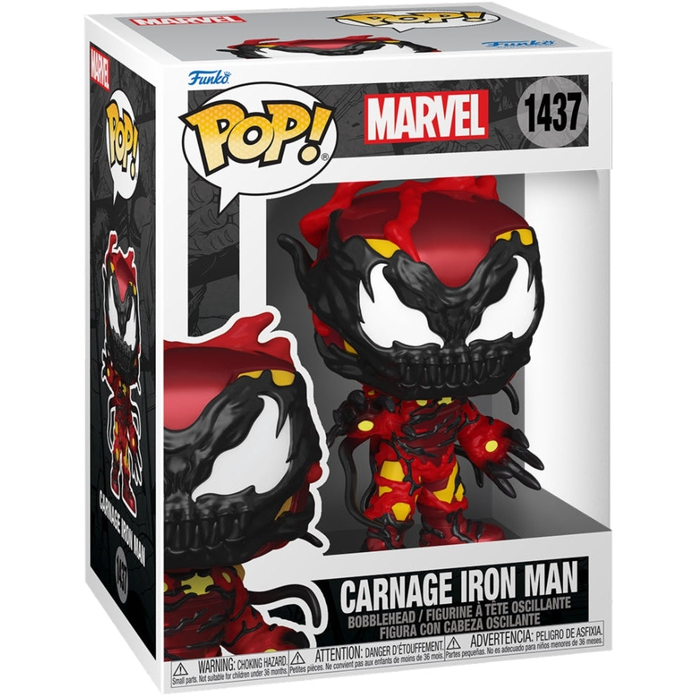 Marvel: Funko Pop! Spider-Man - Carnageized Iron Man (Vinyl Figure 1437)