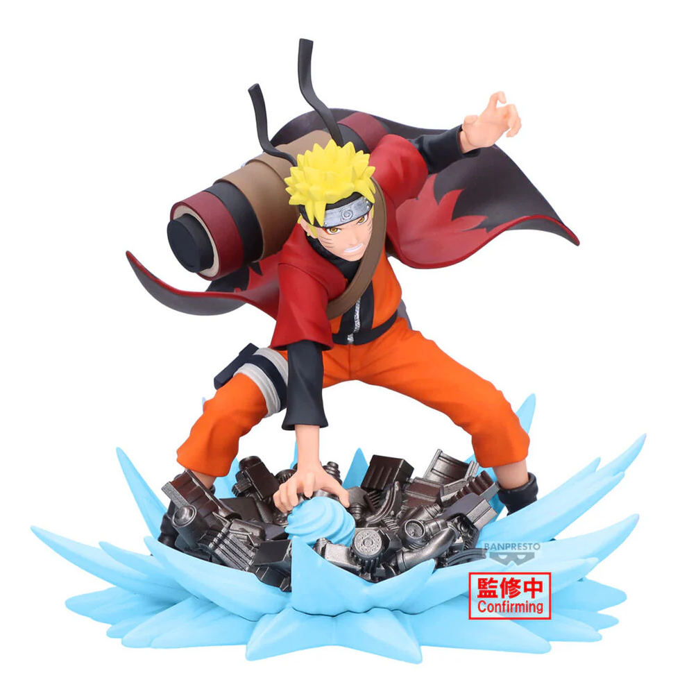 NARUTO: SHIPPUDEN - MEMORABLE SAGA - NARUTO UZUMAKI - STATUA 12CM