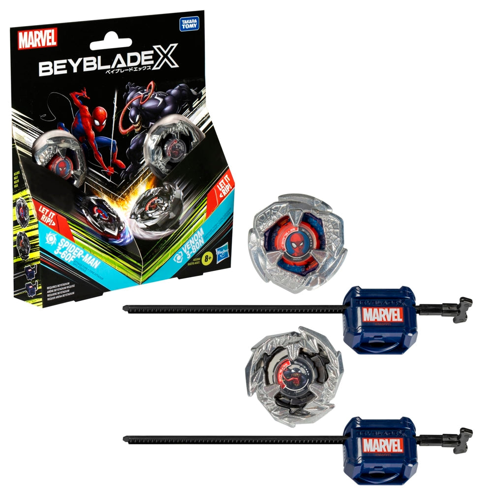 BEYBLADE-X X MARVEL - COLLABORATION MULTIPACK - PEZZO SINGOLO - SPIDER-MAN