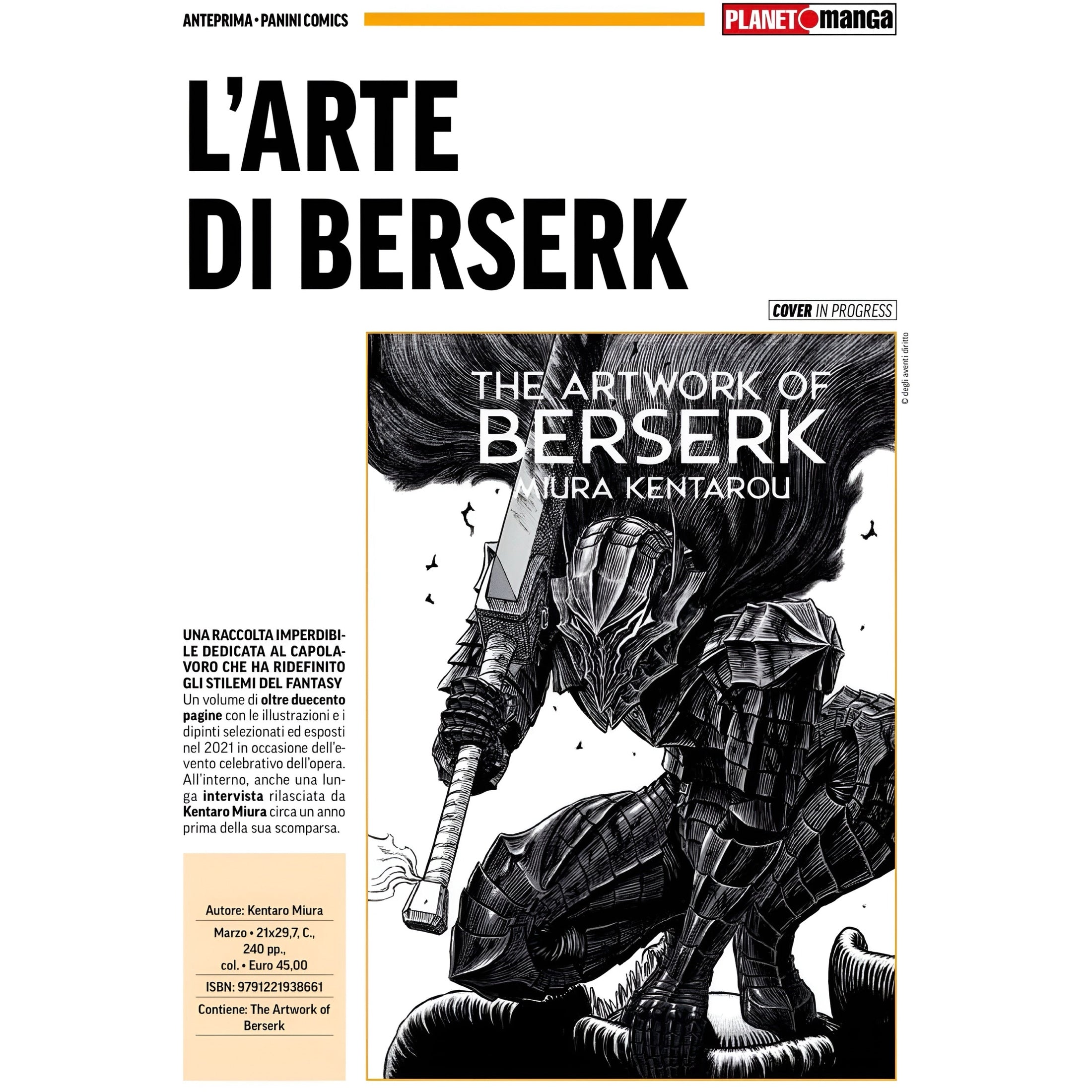 L’ARTE DI BERSERK