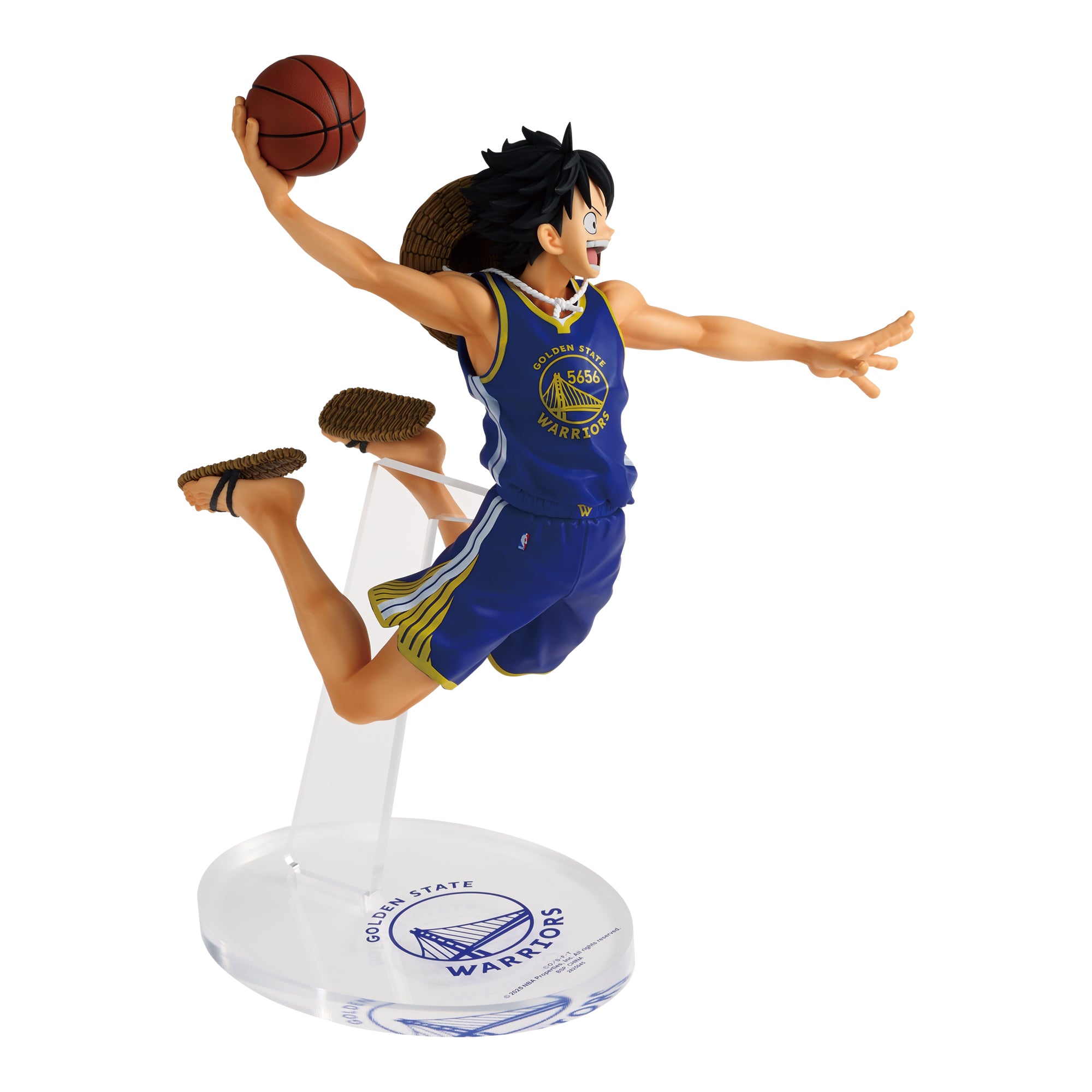 ""PRE-ORDER"" ONE PIECE ×NBA  MASTER STARS PIECE THE MONKEY.D.LUFFY GOLDEN STATE WARRIORS