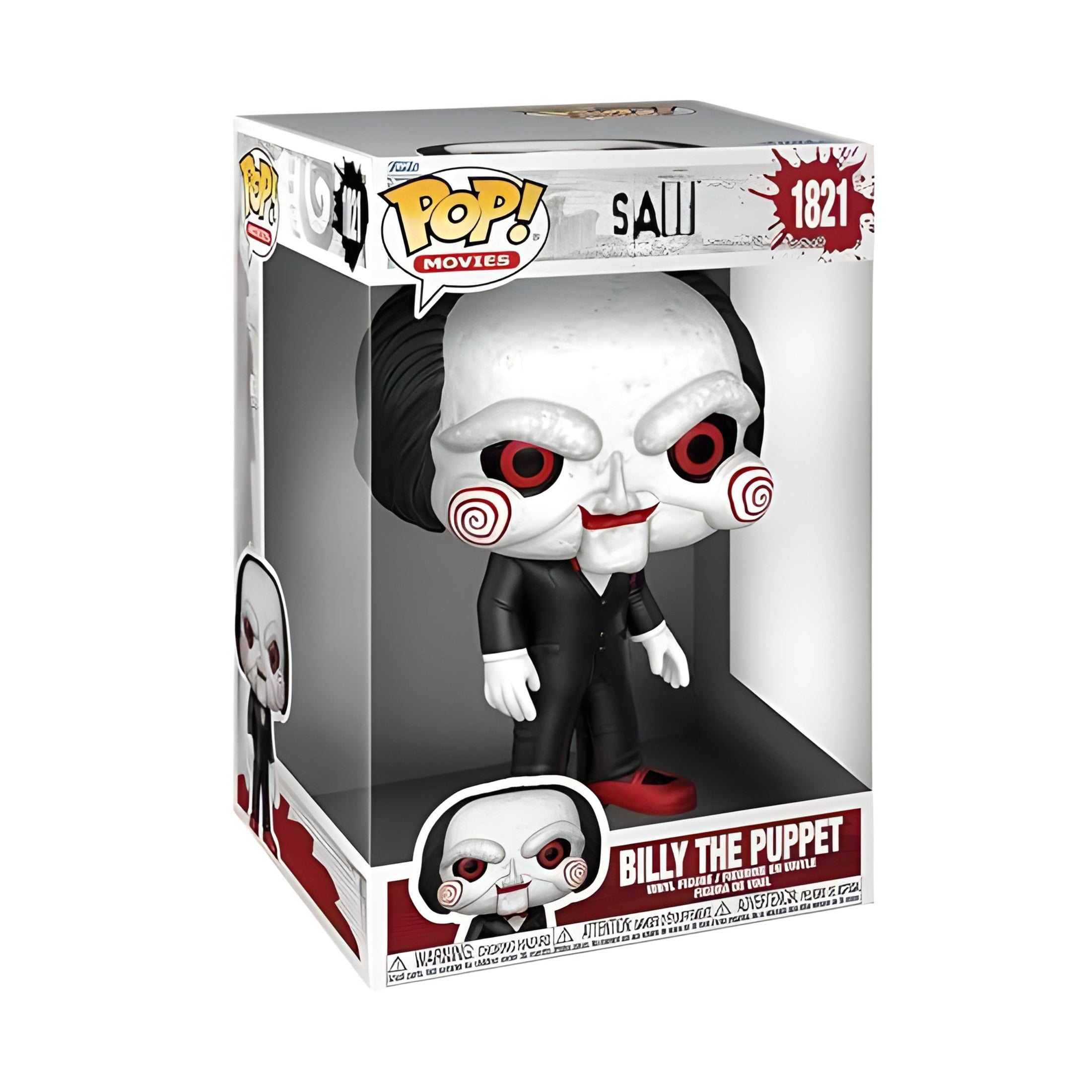 Funko Pop! Jumbo: Saw - Billy The Puppet (1821)