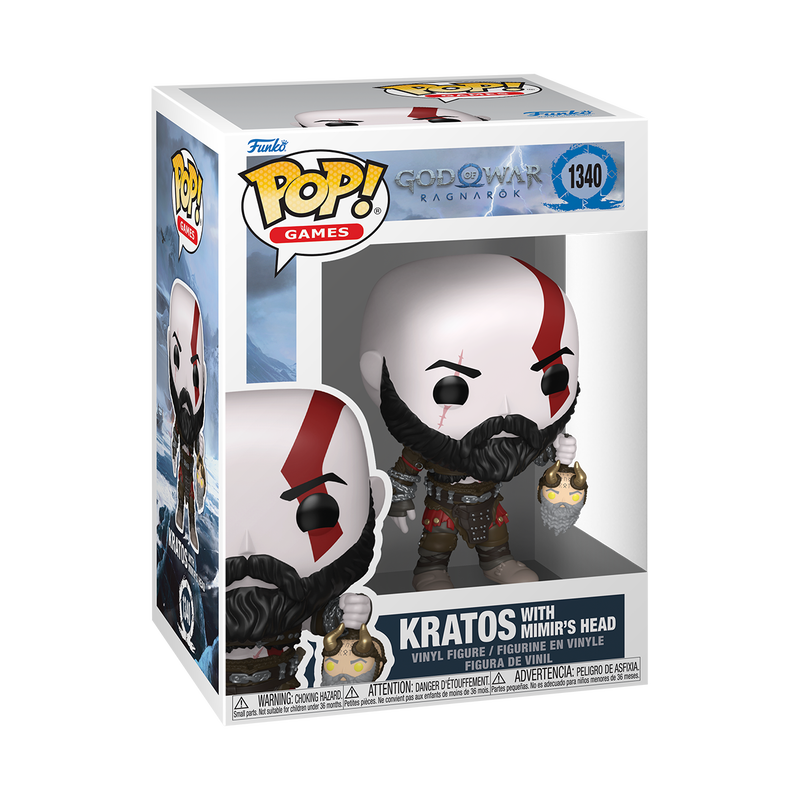 [Pre-order] Funko Pop! Kratos With Mimir's Head #1340 | God Of War Ragnarok
