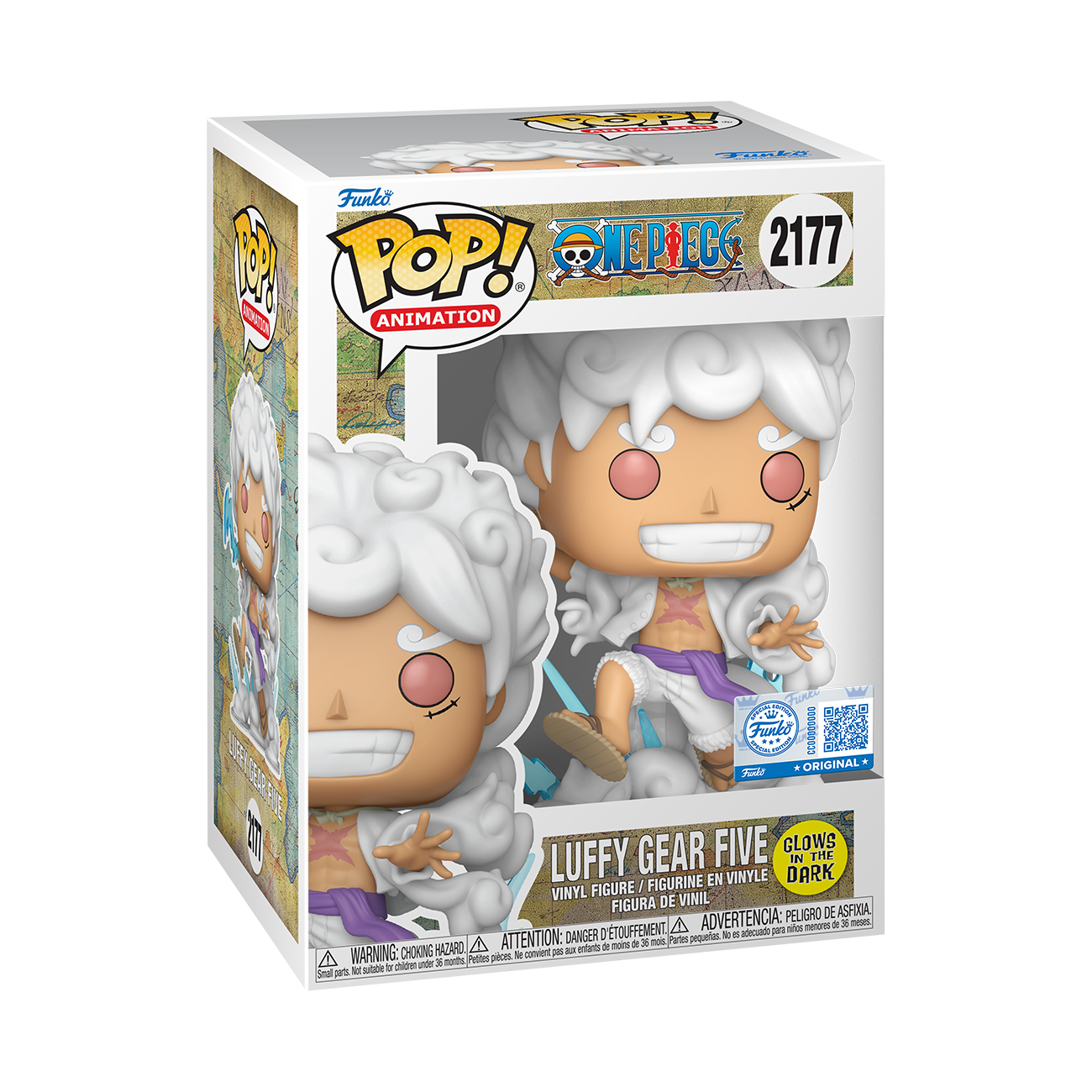 ""PRE-ORDER"" ONE PIECE - POP FUNKO VINYL FIGURE - GEAR 5 LUFFY (GW) 9CM EXCL