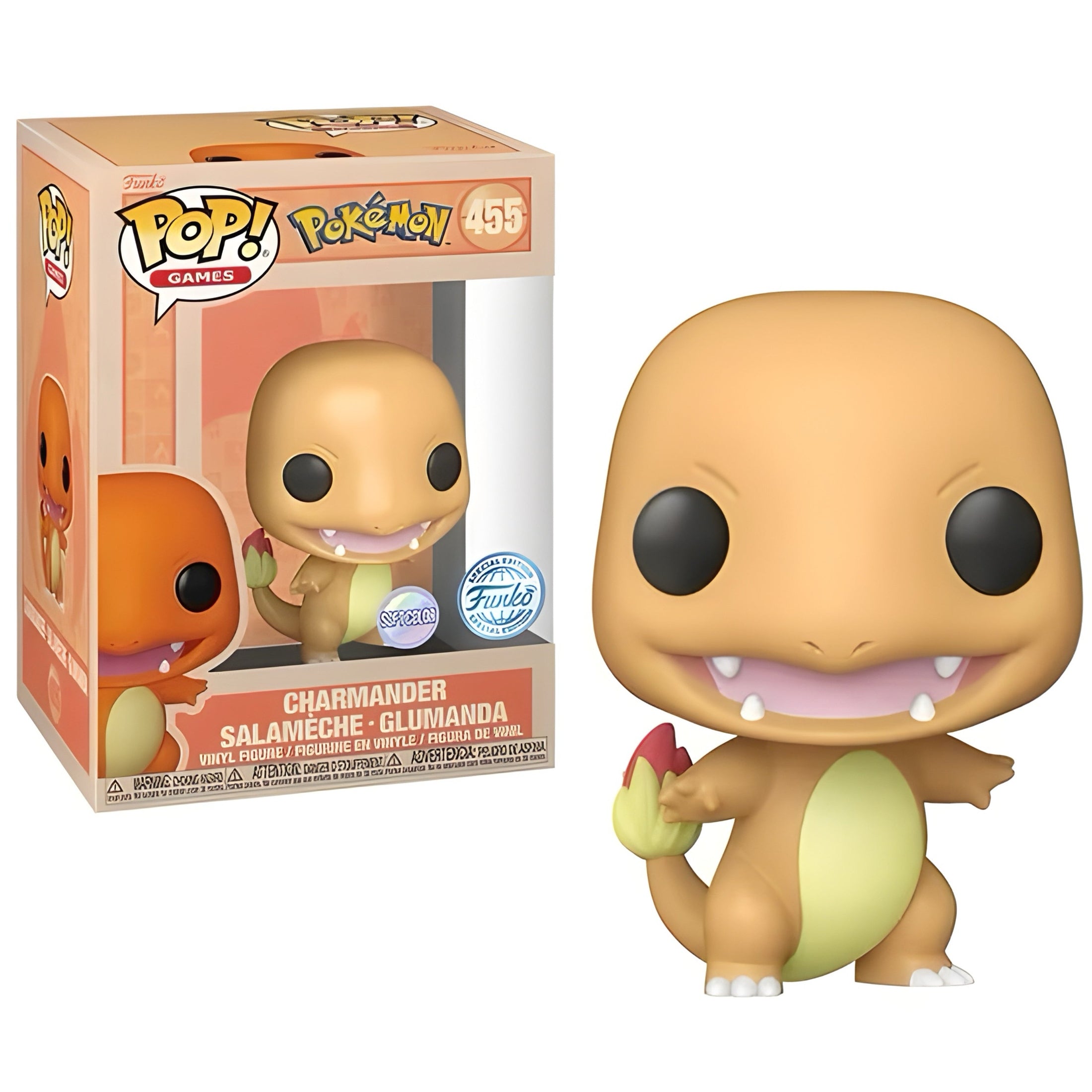 Funko Pop! Games Pokémon - Charmander (Soft Color) (455)